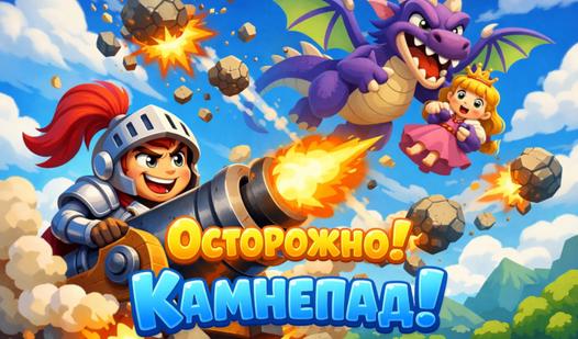 Game Screenshot Осторожно! Камнепад!