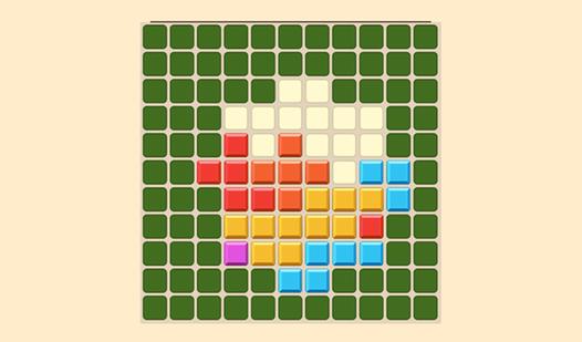 Game Screenshot Form shapes from tiles: Puzzle