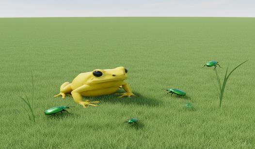 Game Screenshot Лягушка и жуки