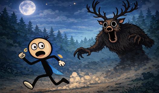 Game Screenshot Стик Манюня дикая охота 99 ночей