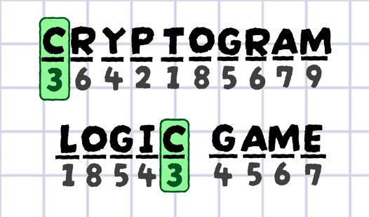 Game Screenshot Cryptogram: Logic Game