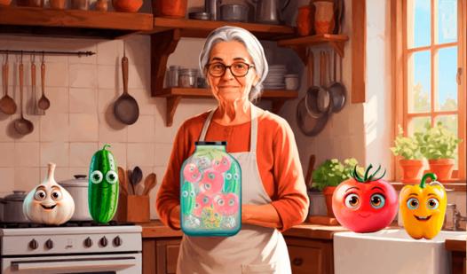 Game Screenshot Grandma's recipe. Combine the twists