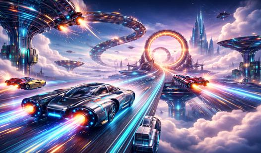 Game Screenshot Неоновая скорость