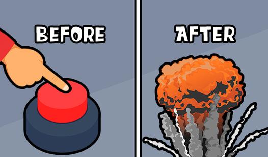 Game Screenshot Don't press the button!