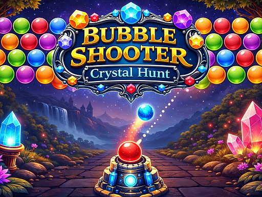 Game Screenshot Bubble Shooter Crystal Hunt
