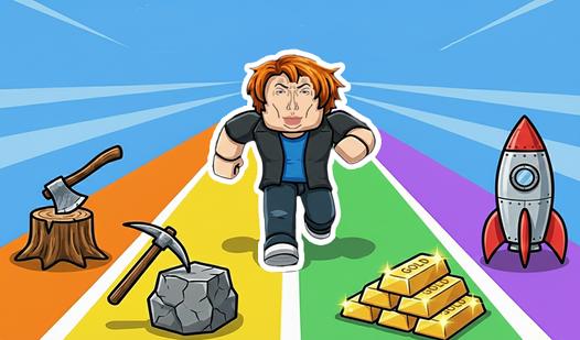 Game Screenshot Mine gold, pump the rocket!