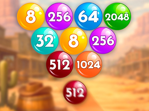 Game Screenshot Number Bubble Shooter Wild West