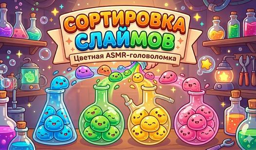 Game Screenshot Сортировка Слаймов: Цветная ASMR-головоломка