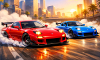 Game Screenshot Two RX7 Drifters