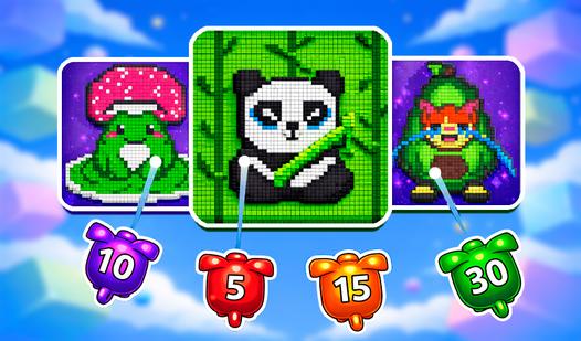 Game Screenshot Clear the Pixels