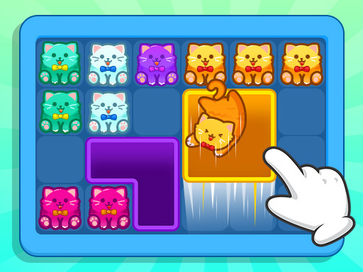 Game Screenshot Meow Block: Color Collect!