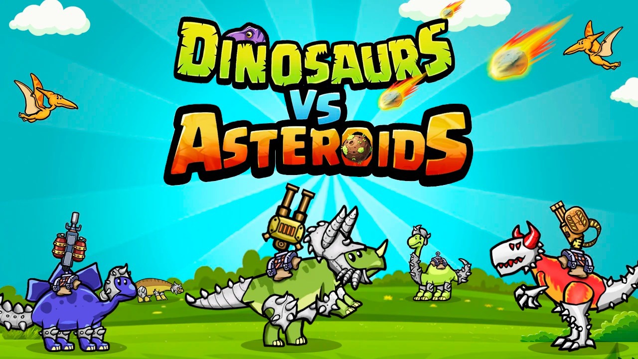 Game Screenshot Dinosaurs vs Asteroids