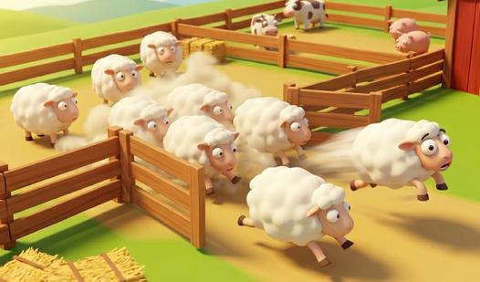 Game Screenshot Sheep Escape: Farm Sorting Challenge
