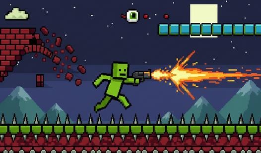 Game Screenshot 8-Bit Dot Runner