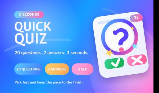 Game Screenshot Quick quiz