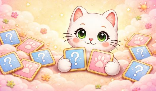 Game Screenshot Match the Pairs: Cats