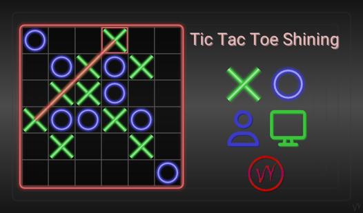 Game Screenshot Tic Tac Toe Shining