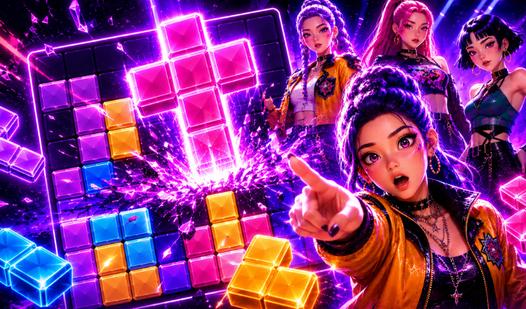 Game Screenshot K-pop Demon Hunters: Block Blast