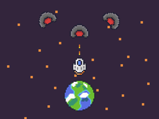 Game Screenshot Pixel Protect Your Planet
