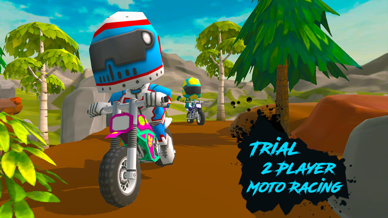 Game Screenshot Trial 2 Player Moto Racing