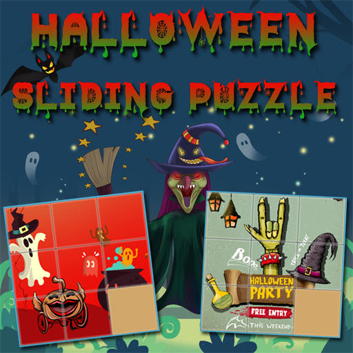 Game Screenshot Halloween Sliding Puzzle