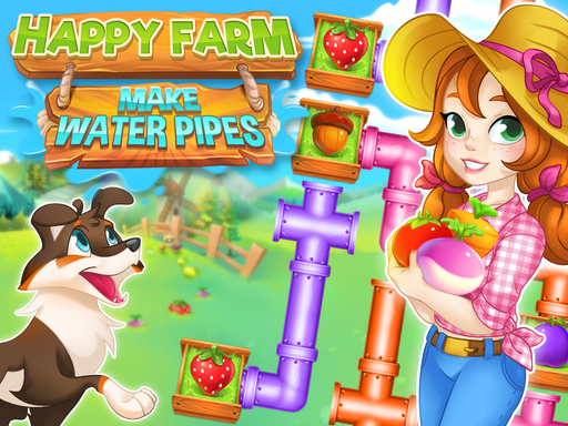 Game Screenshot Happy farm make water pipes