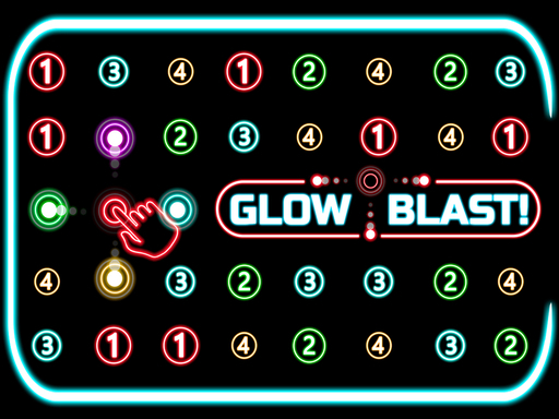Game Screenshot Glow Blast !