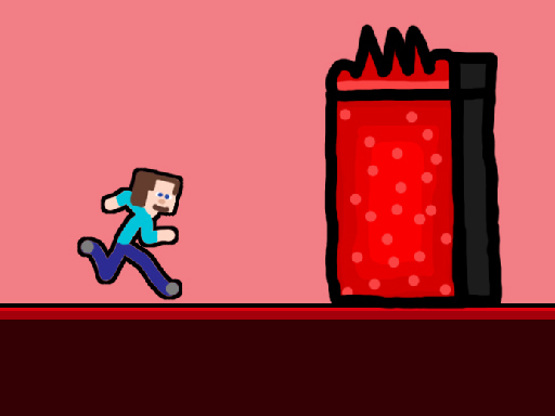 Game Screenshot Steveman Lava World