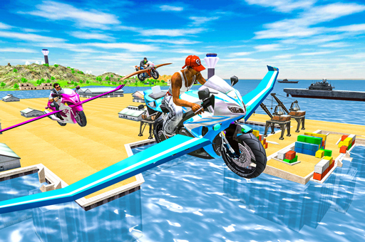 Game Screenshot Flying Motorbike Real Simulator