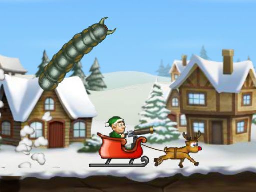Game Screenshot Effing Worms Xmas