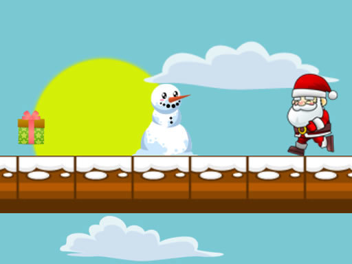 Game Screenshot Running Santa