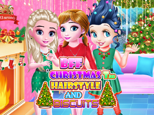 Game Screenshot BFF Christmas Tree Hairstyle And Biscuits