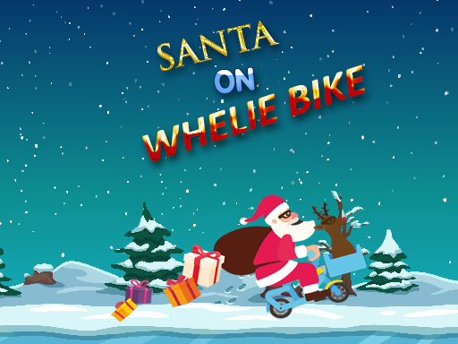 Game Screenshot Santa On Wheelie Bike