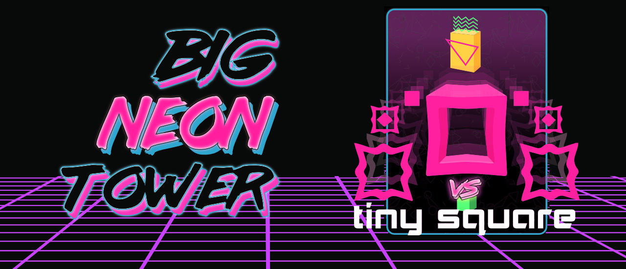 Game Screenshot Big NEON Tower VS Tiny Square