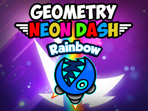 Game Screenshot Geometry Neon Dash Rainbow