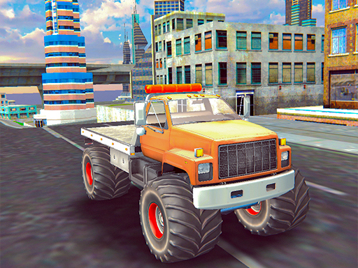 Game Screenshot Monster Truck Stunts Free Jeep Racing Games