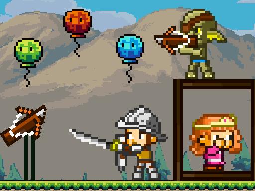 Game Screenshot Pixel Archer Save The Princess