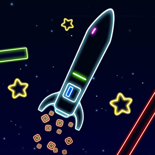Game Screenshot Neon Rocket